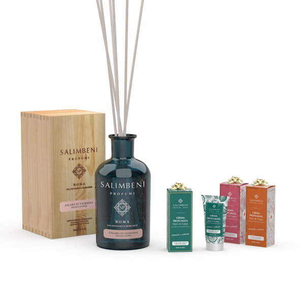1000ml Orangenblüte aus Taormina + Drei 50ml Parfümierte Cremes als kostenlose Probe