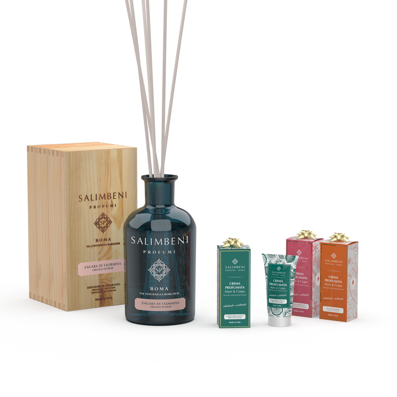 1000ml Orangenblüte aus Taormina + Drei 50ml Parfümierte Cremes als kostenlose Probe