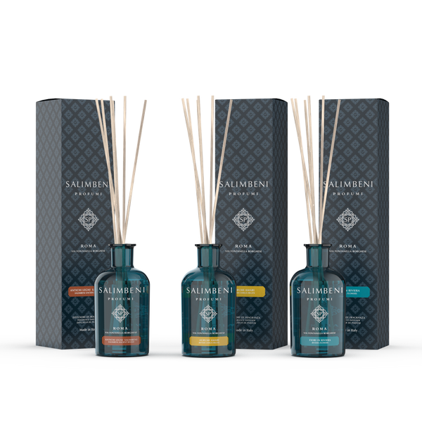 Salimbeni edle Hölzer 100 ml+ Blumenriviera 100 ml + Bittere Zitrusfrüchte 100 ml