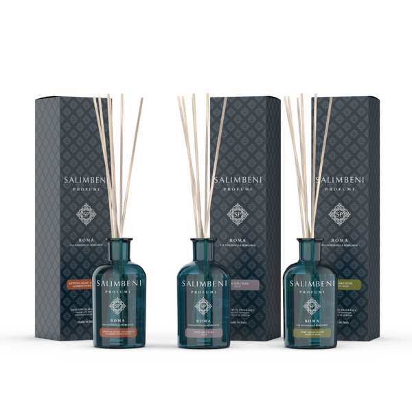 Salimbeni edle Hölzer 100 ml+ Feige von Elba 100 ml als kostenlose Probe + Aromatische Kräuter 100 ml als kostenlose Probe