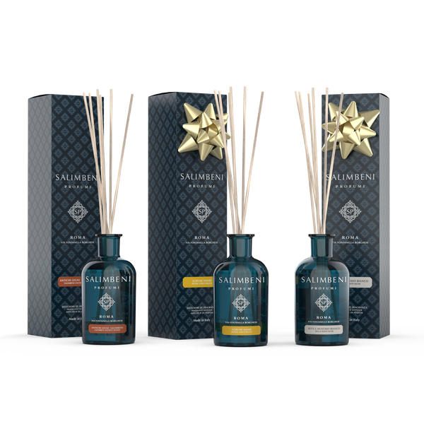 Salimbeni edle Hölzer 100 ml + Bittere Zitrusfrüchte 100 ml + Seide und weißer Moschus