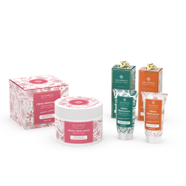 200ml Gewürze von Byzanz parfümierte Körpercreme + 50ml Bergamotte Elixier parfümierte Körpercreme als kostenlose Probe + 50ml Verzauberung des Bernsteins parfümierte Körpercreme als kostenlose Probe