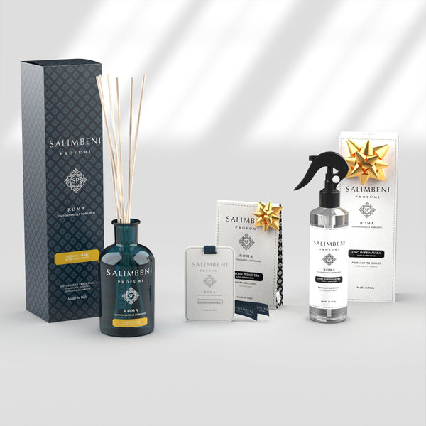 Bittere Zitrusfrüchte 250 ml + Textil Spray - Leinen im Frühling als kostenlose Probe + Duftkarten für den Kleiderschrank - Leinen im Frühling (3 Stück) als kostenlose Probe