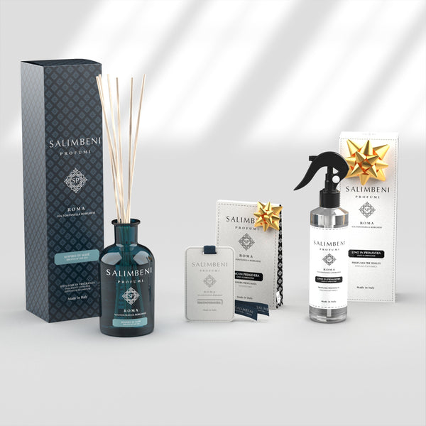 Meeresbrise 250 ml + Textil Spray - Leinen im Frühling als kostenlose Probe + Duftkarten für den Kleiderschrank - Leinen im Frühling (3 Stück) als kostenlose Probe