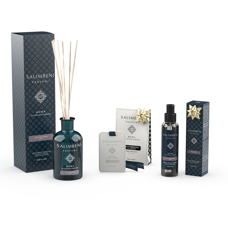 250ml Feige von Elba  + Duftkarten für den Kleiderschrank (3 Stück) als kostenlose Probe + 150 ml Raumspray - Feige von Elba als kostenlose Probe