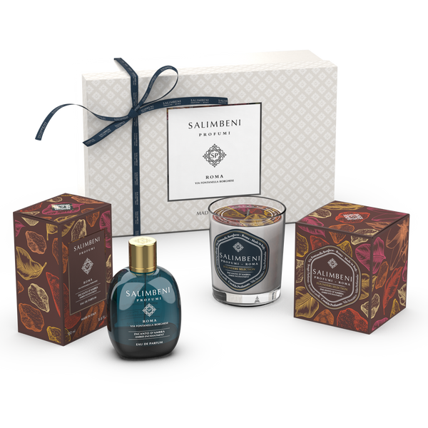 Geschenkbox Ihrer Wahl  (100 ml Eau de Parfum + 190gr Duftkerze)