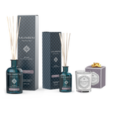 250 ml Duftstäbchen (Duft nach Wahl) + 100 ml Duftstäbchen (mit demselben Duft) + 190 g Duftkerze GRATIS (mit demselben Duft)
