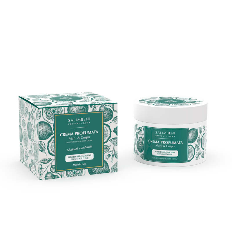Bergamotte Elixier - 200ml parfümierte Hand- und Körpercreme