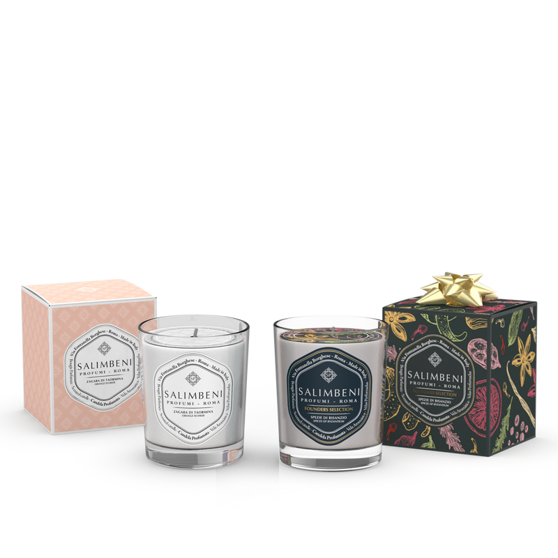 190 gr Duftkerze (DUFT nach Ihrer Wahl) + 190 gr Duftkerze Gewürze von Byzanz als kostenlose Probe