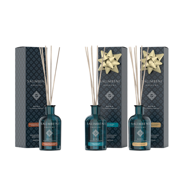 Salimbeni edle Hölzer 100ml + Blumenriviera 100 ml als kostenlose Probe + Walnuss- und Wurzelholz 100 ml als kostenlose Probe