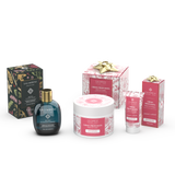 100ml Eau de Parfum Ihrer Wahl + 200ml parfümierte Hand- und Körpercreme als kostenlose Probe + 50ml parfümierte Hand- und Körpercreme als kostenlose Probe