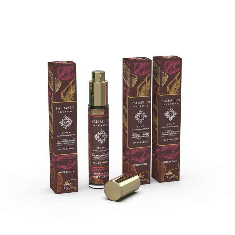 x3 Reiseparfums: Eau de Parfum 15 ml - Verzauberung des Bernsteins