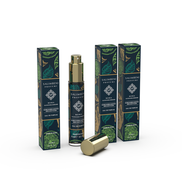 x3 Reiseparfums: 15 ml Eau de Parfum - Bergamotte Elixier