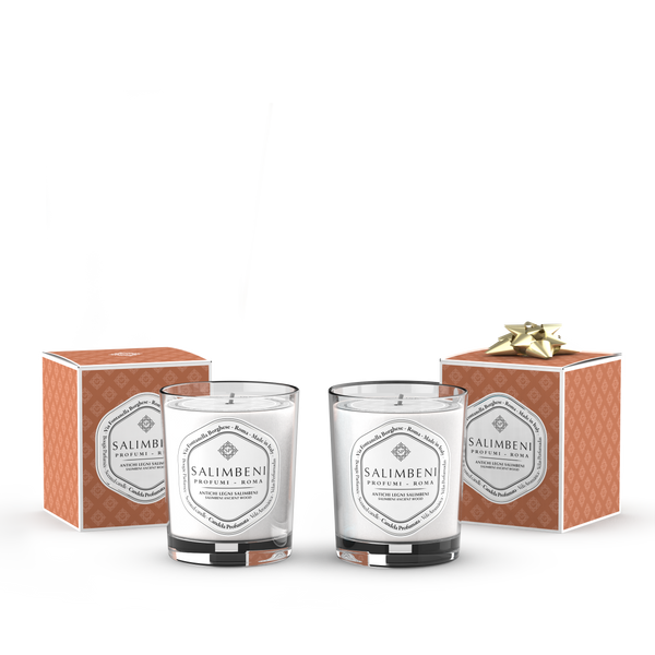 190 gr Duftkerze - Salimbeni edle Hölzer + 190 gr Duftkerze (DUFT nach Ihrer Wahl) als kostenlose Probe