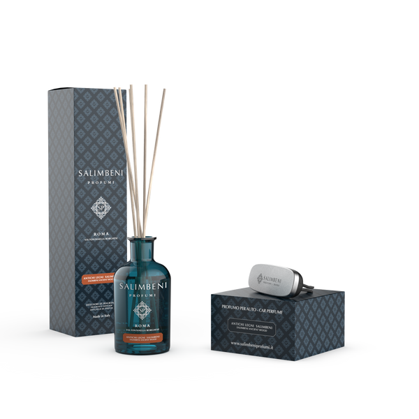 Salimbeni edle Hölzer 100 ml + Autoduft - Salimbeni edle Hölzer (Variante Ihrer Wahl)